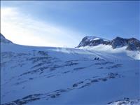 Ледниковая плошинка с подъёмника восьмой трас